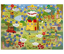 227249   НАСТОЛЬНАЯ ИГРА-ХОДИЛКА "УМКА" ТРИ КОТА  В РУСС. КОР. в кор.20шт