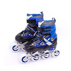 Ролики раздвижные: 106 S(30-33),пласт.ботинок, передн.св-ся колесо,сумка-чехол