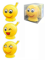 Точилка механическая " KWELT " Smile, 6*8*7см, ассорти (без возможности выбора дизайна), пластиковая