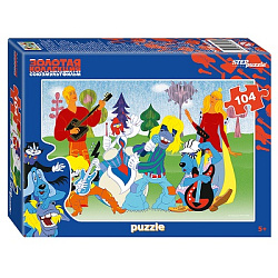 Мозаика "puzzle" 104 "Бременские музыканты. Золотая коллекция" (С/м)