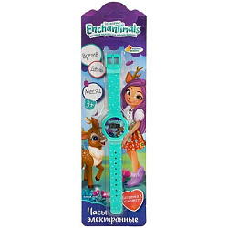 Часы ЭНЧАНТИМАЛС время дата, блист.28,5*8,5*1см ИГРАЕМ ВМЕСТЕ в кор.4*120шт