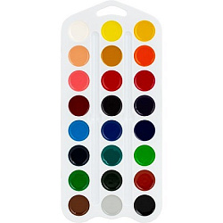 Акварель худож."Я-Художник" набор 24цв пластик белый арт.227422003 (1/28наб)