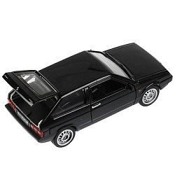326429 Машина металл LADA -2108 "СПУТНИК", 11,7 см, двери, баг., ин., черный, кор. Технопарк в кор.2