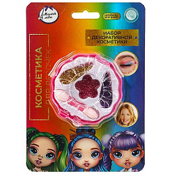 Косметика ДЛЯ ДЕВОЧЕК набор косметики: тени для век с блестками МИЛАЯ ЛЕДИ в кор.3*288шт