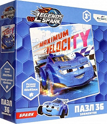 Легенды Спарка. Пазл 36 эл. На максимальной скорости. 08196