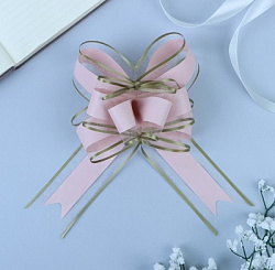 Бант-бабочка №5, золотой