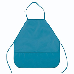 Накидка для труда " deVente " 39*49см бирюзовый, 2 кармана, водоотталкивающая ткань