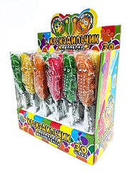 Мармелад жевательный на палочке Крокодильчик (СКИФ) (МБ-1115) 14гр*12 бл*30 шт