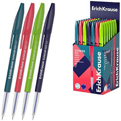 Ручка шариковая " Erich Krause " Slender Stick Reef, синяя 0,7мм, Super Glide Technology, толщина пи