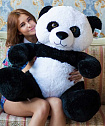 Игрушка набивная, 7-25 Панда 135