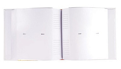 Фотоальбом BRAUBERG на 200 фото 10*15 см, под кожу, бумажные страницы, бокс, бело-золотистый, 391112