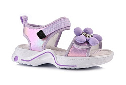 T-10528-M Сандалии 29-34 р.р Фиолетовый(8 пар) (Размер 30)