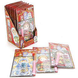 247637   НАБОР Д/ТВОРЧЕСТВА "MULTIART" АППЛИКАЦИЯ ПАЙЕТКИ. МАТРЕШКА В ПАК. В ДИСПЛЕЕ УП-18ШТ в кор.1