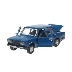 394960 Машина металл LADA ваз-2105 1997 12cm,двери,багаж,инерц.темно-синий,кор. Технопарк в кор.2*36
