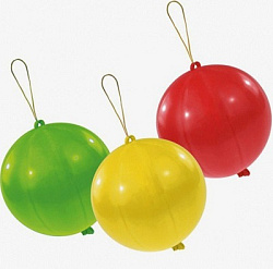 Панч-болл НЕОН АССОРТИ без рисунка (25/1250шт)