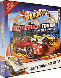 Hot Wheels. Настольная игра. Безумные гонки! Арт.06510