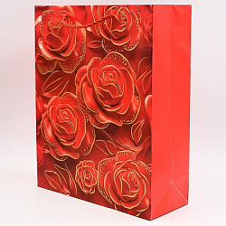 Пакет РОЗЫ 26*32*10см тисн.фольг. арт.YC383M (1/12/480шт)