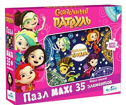 Сказочный патруль.Пазл. 35 гиг. +наклейки.Магия стихий.03915