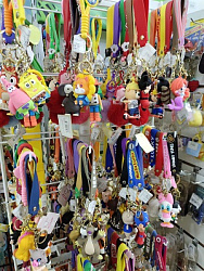 Брелок  виниловый большой-ассорти