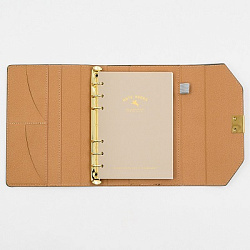 Ежедневник А6 иск.кожа100л.клетка NUANCE ГОЛУБОЙ арт.26230 (1/60шт)