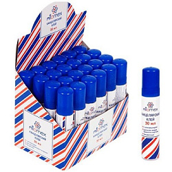 Клей канцелярский " Attomex " 30мл с пластиковым аппликатором