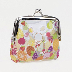 Кошелёк на фермуаре, цвет прозрачный/разноцветный