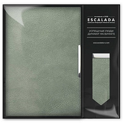 Ежедневник А5 иск.кожа 120л БАКСТЕР ОЛИВКОВЫЙ+закладка арт.70565 (1/10шт)