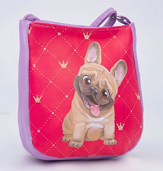 Сумка детская «Собачка» из эко-кожи, на ремешке, 17х12х5 см