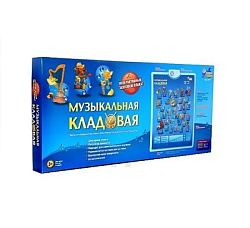 РАЗВИВАЮЩАЯ ИГРУШКА ОБУЧАЮЩИЙ КОВРИК МУЗЫКАЛЬНАЯ КЛАДОВАЯ НА БАТАРЕЙКАХ В КОРОБКЕ ВН:7077 УП:49Х23Х4