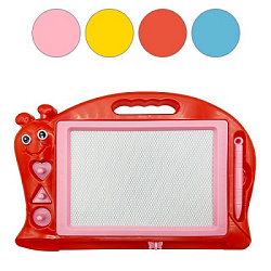 Доска " KWELT " Волшебный экран 30*20см Улитка в комплекте: ручка для экрана, 3 штампика, цвет- ассо