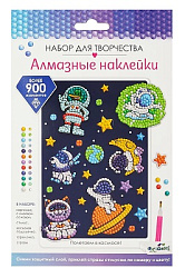 Алмазные наклейки. Полетаем в космосе. Арт. 08705