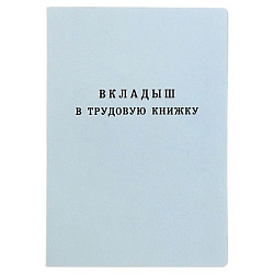 Вкладыш в трудовую книжку нового образца 2023г