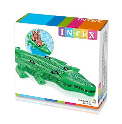 Игрушка надувная для плавания 168x86 см. Аллигатор Малый INTEX. (в коробке) Арт. 58546NP
