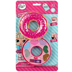 Косметика ДЛЯ ДЕВОЧЕК тени для век, тени с блестками, помада МИЛАЯ ЛЕДИ в кор.2*72шт