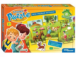 Развивающий пазл "Story puzzle. Деревня"