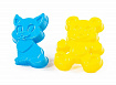 Формочки (котенок+медведь)