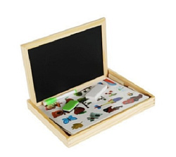 341660 Игрушка деревянная Ми-ми-мишки чудо-чемоданчик, коробка Буратино в кор.30шт