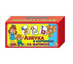 Магнитные карточки "Азбука в картинках" арт.00248