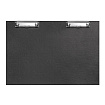 Планшет " deVente " БОЛЬШОЙ ФОРМАТ А3 черный, горизонтальный, с верхним зажимом, 2 зажима, матовый л