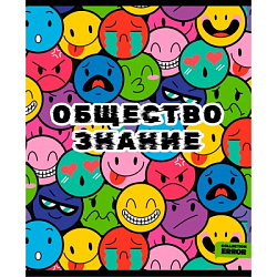 TM Profit Тетрадь КЛЕТКА 48л. ОБЩЕСТВОЗНАНИЕ «ERROR» (48-9636) эконом, б/о