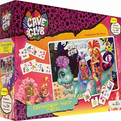 Cave Club. Набор 3в1 счет (считалочка, циферки + пазл 24эл). Арт.06478
