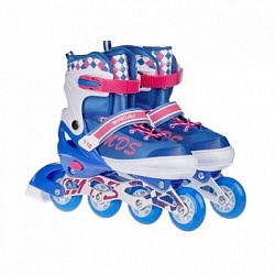 Ролики раздвижные: 1188 S(30-33),прошитый ботинок, передн.св-ся колесо, сумка-чехол