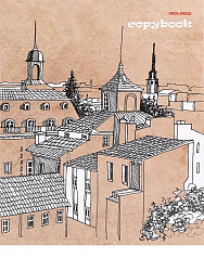 Тетрадь КЛЕТКА  80л. КРЫШИ ДОМОВ (80-2294) (на кольцах)