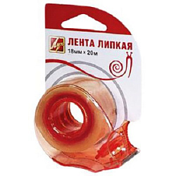 Скотч " Луч " 18мм*20м прозрачный, в диспенсере