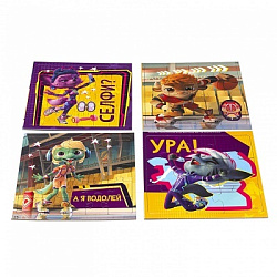 «Команда МАТЧ». Пазл 4в1 (9-16-25-36). Быстрее. Выше. Сильнее. 08293