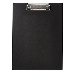 Планшет " KWELT " А4 черный, толщина материала - 2мм, пластик
