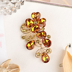 Брошь "Цветочная лоза", цвет золотой   4434583               