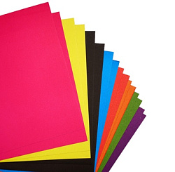 Картон цветной А4 16л 8цв " Канц-Эксмо " Милые девочки, в папке