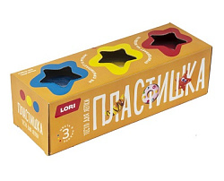 Тдл-021 Тесто для лепки. Пластишка. Набор №18, 3цв. по 80 гр.