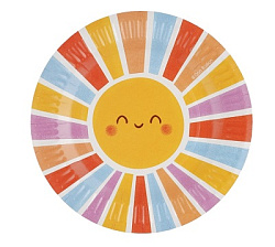 Тарелки (7''/18 см) Солнышко, Сияй Ярче, 6 шт.